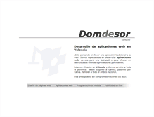 Tablet Screenshot of domdesor.com
